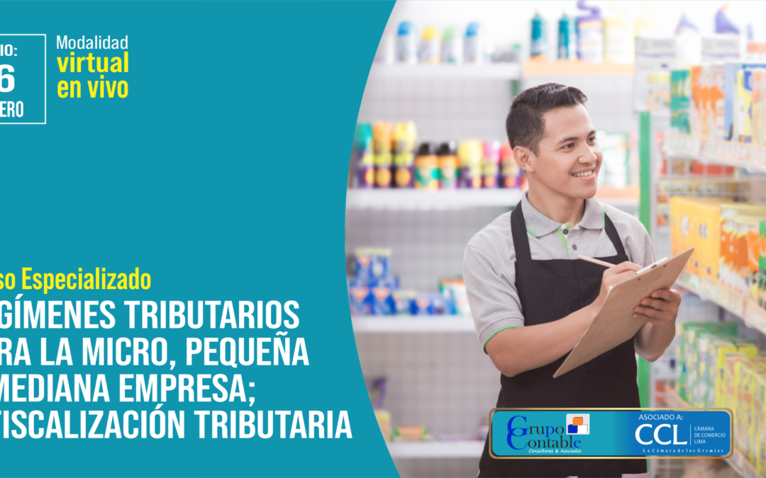 Regímenes Tributarios para la Micro, Pequeña y Mediana Empresa y Fiscalización Tributaria