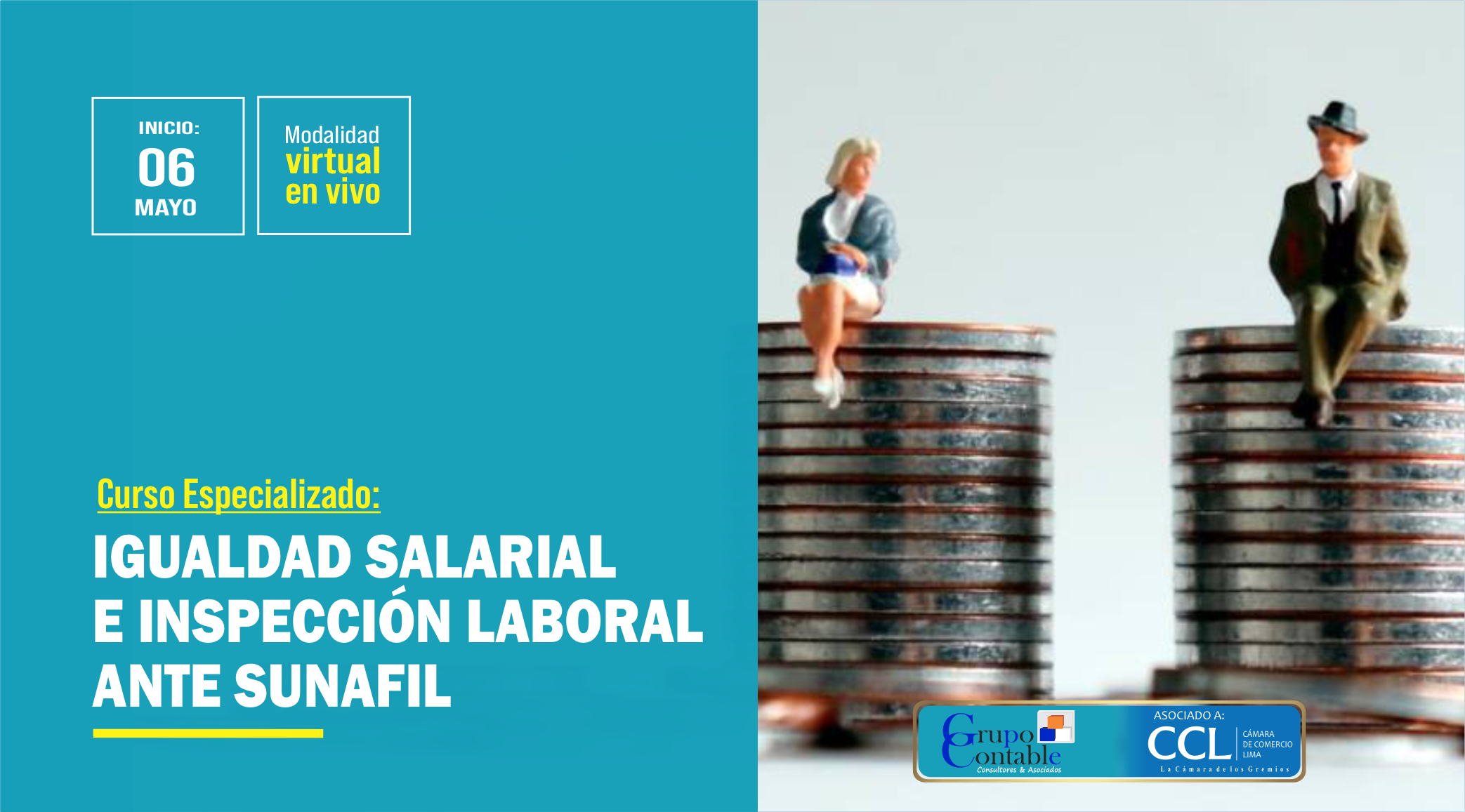 Curso Igualdad Salarial e Inspección Laboral ante la Sunafil