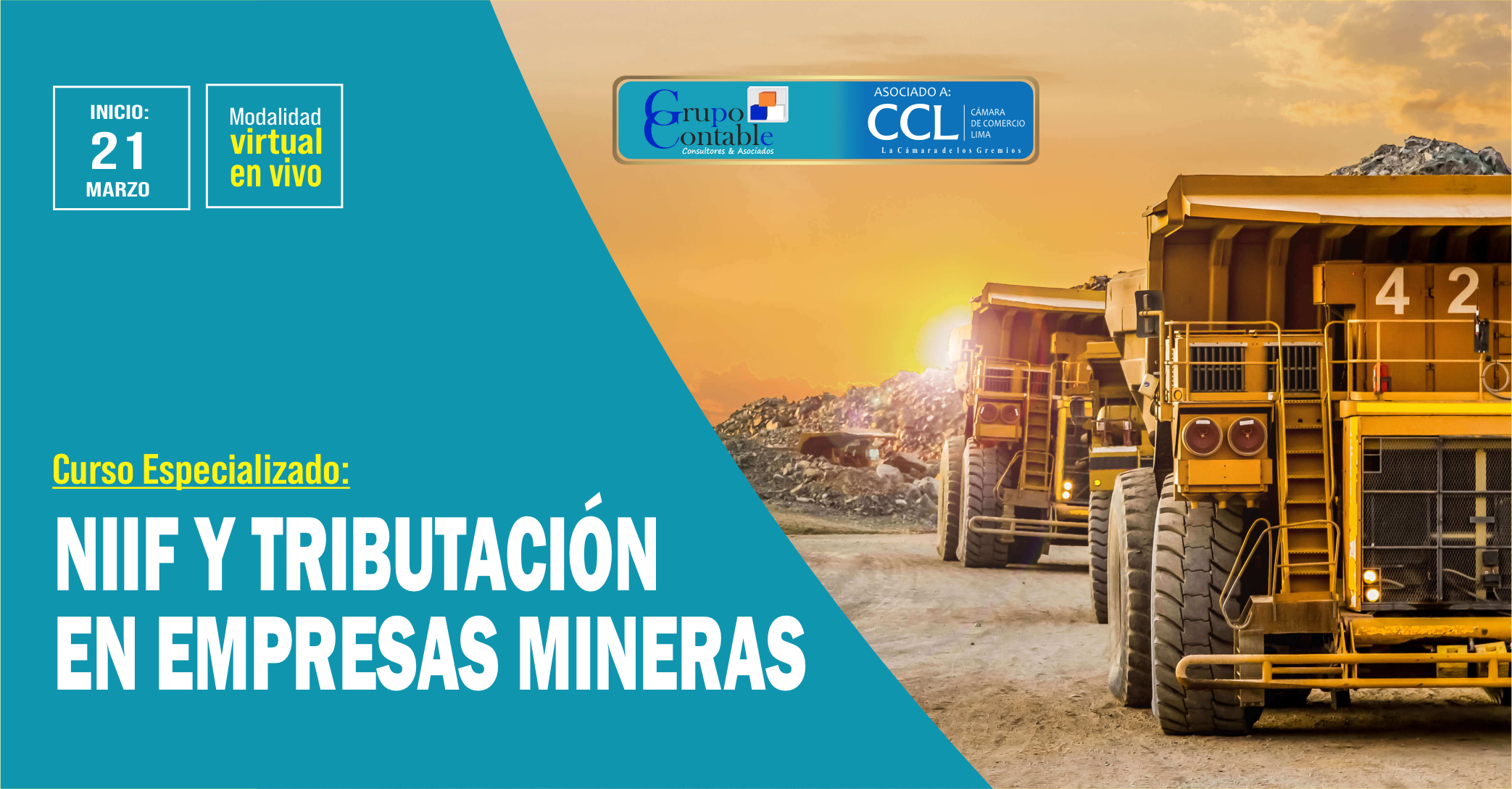 Curso Especializado NIIF y Tributación en Empresas Mineras